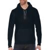 F498 Flex Fleece Drop Shoulder Pull Over Hooded Sweatshirt Thumbnail