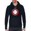 F498 Flex Fleece Drop Shoulder Pull Over Hooded Sweatshirt Thumbnail