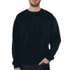 F496 Flex Fleece Crewneck Pullover Drop Shoulder Sweatshirt Thumbnail